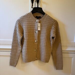 Ann Taylor Tan cardigan sweater - S